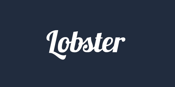 lobster free font