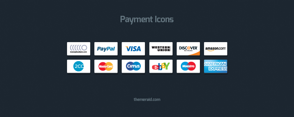 Payment Icons (Psd & Vector)