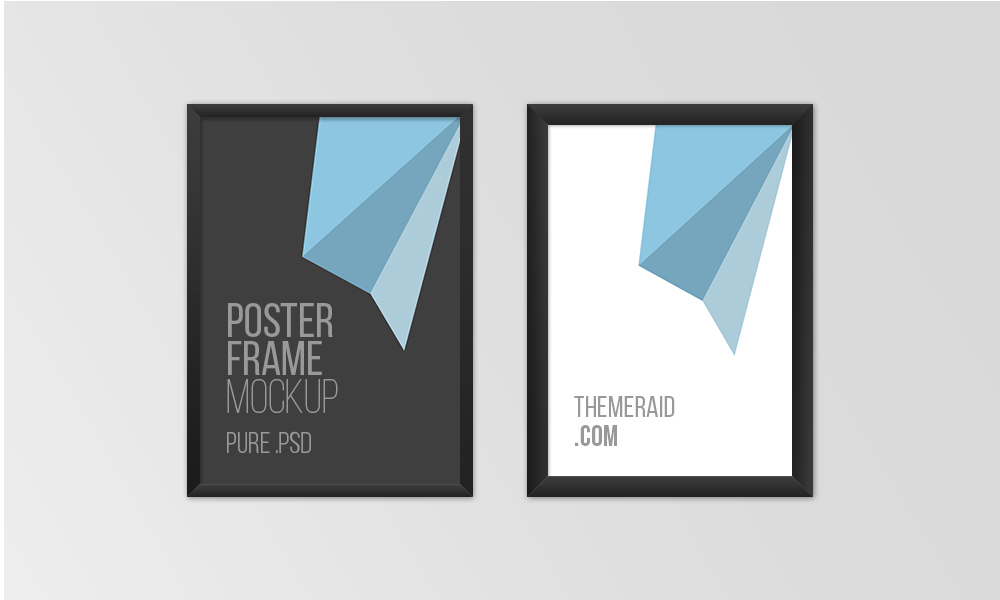 Free Psd Poster Frame Mockup