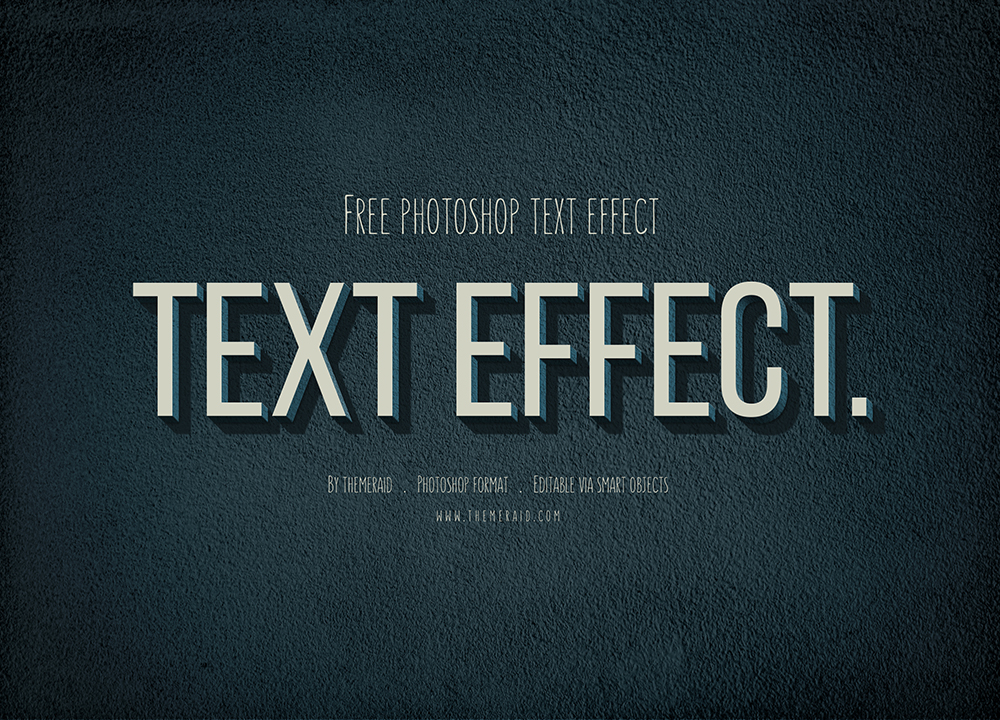 Vintage Retro Text Effect PSD
