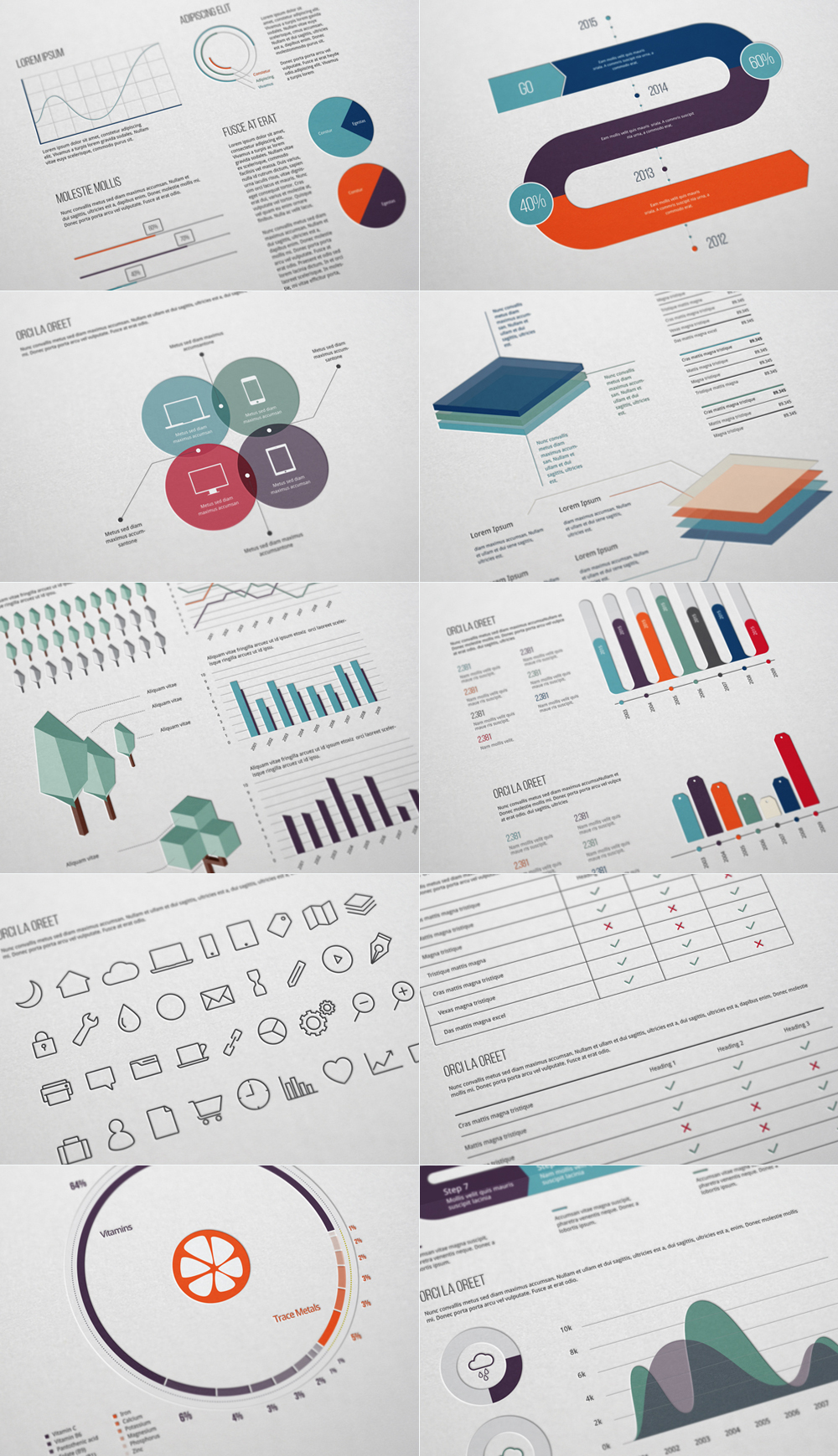 Flat Infographics Pacl