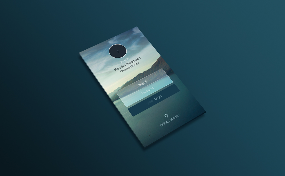 Perspective App Design Mock-Up