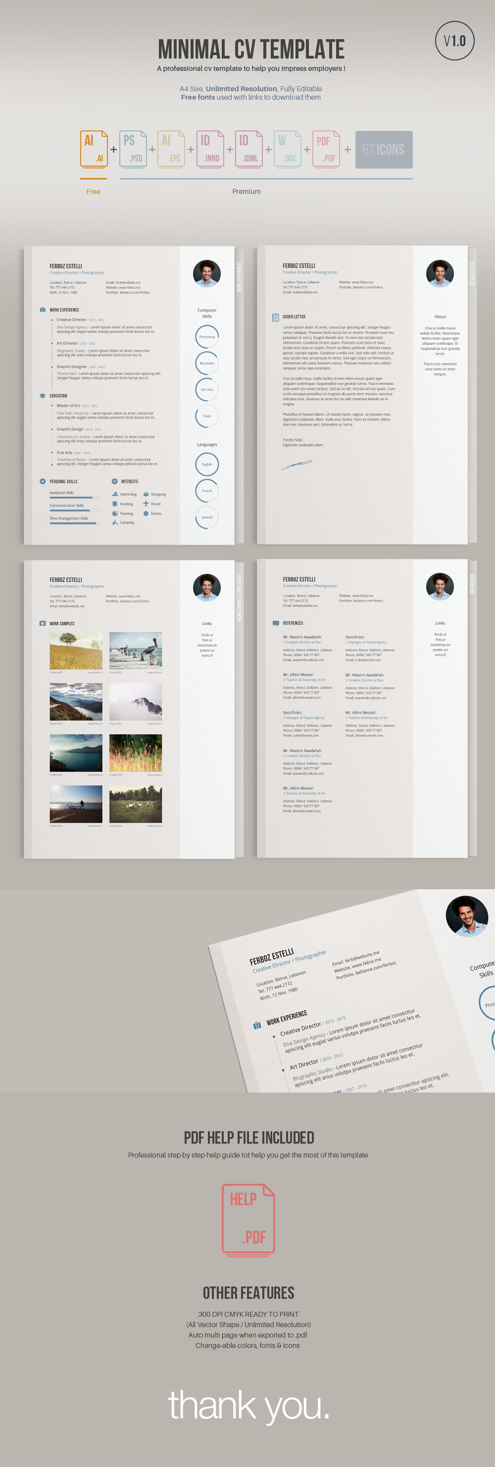 free cv template