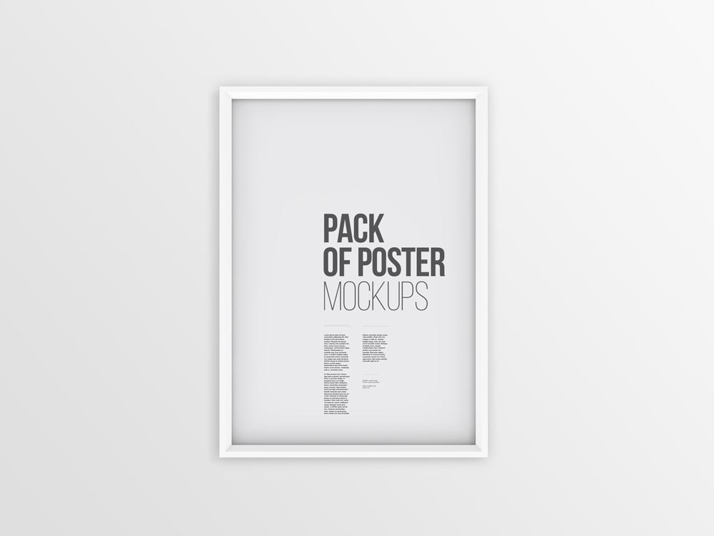 Poster Frame Mockup