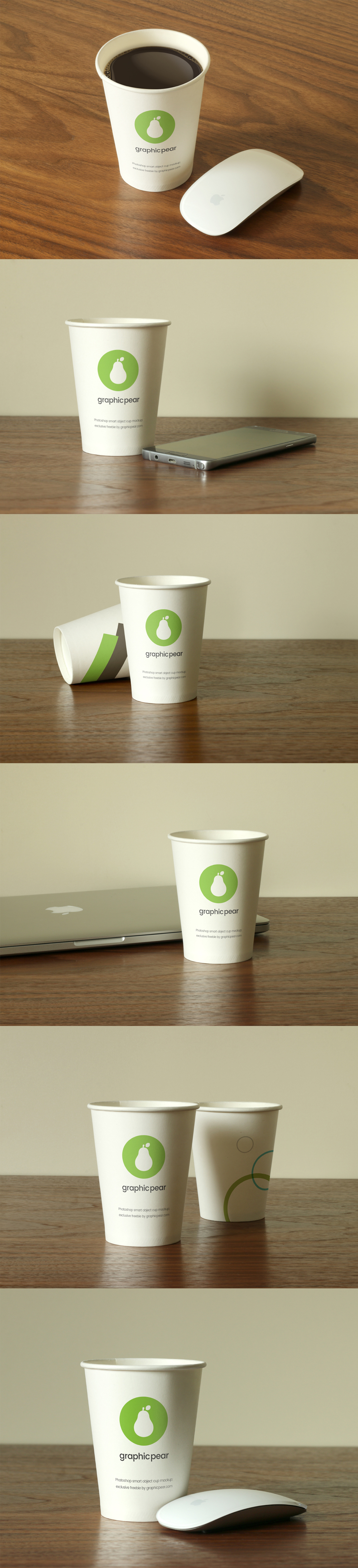 Disposable Cups Mockup