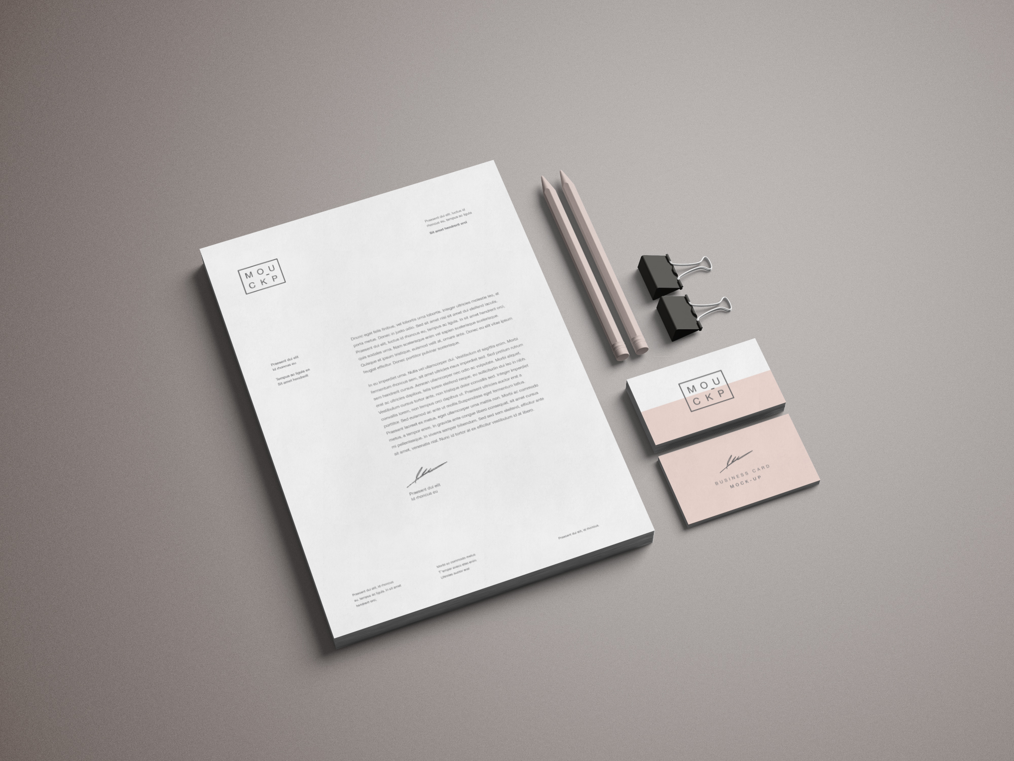 Download Advanced Branding Stationery Psd Mockup Yellowimages Mockups
