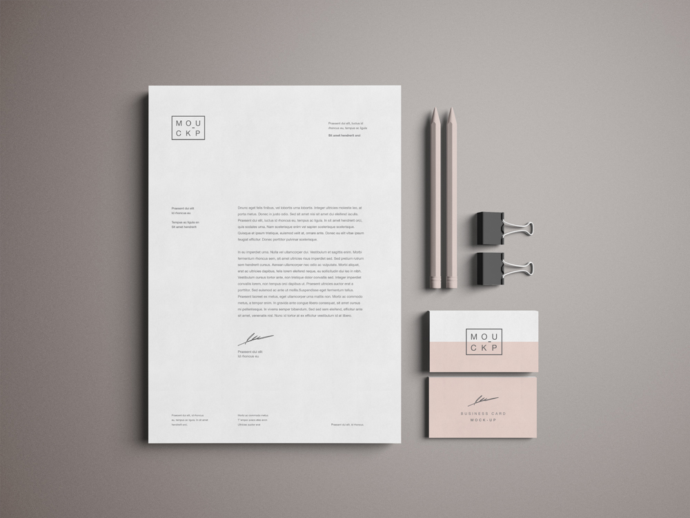 Advanced Stationery Mockup